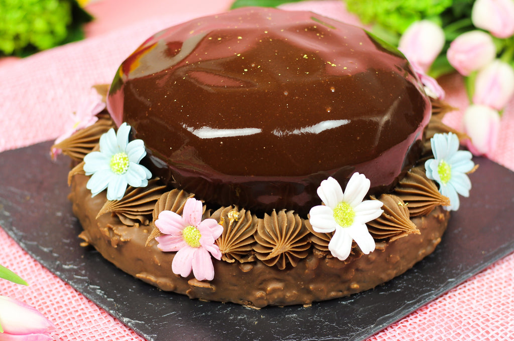 NEW!! Caramel Double Chocolate Cheese Dome - Dairy