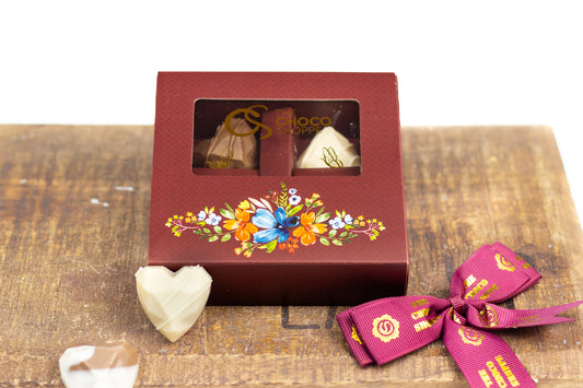 Truffles - 4 pc HEARTS - DAIRY