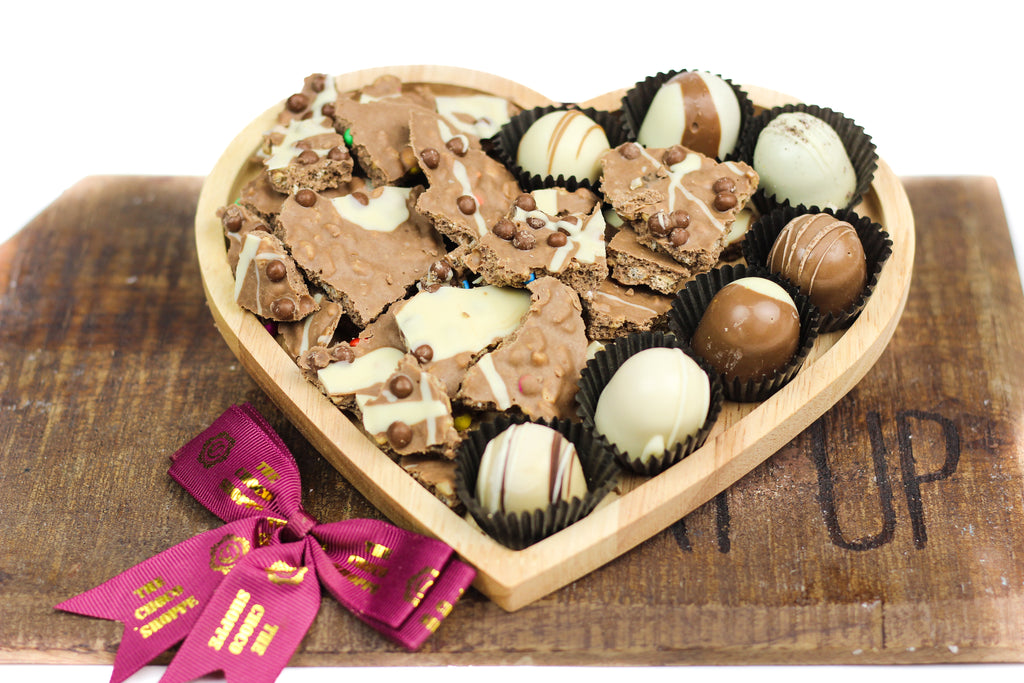 Milk Chocolate Heart Platter - Dairy