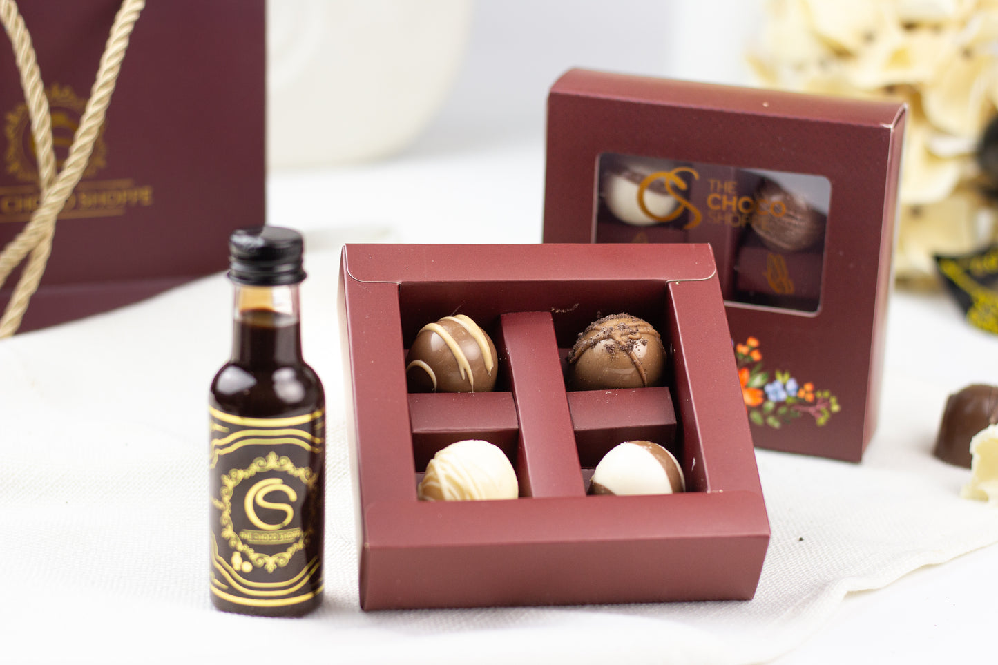 4 Piece Truffle Box - DAIRY