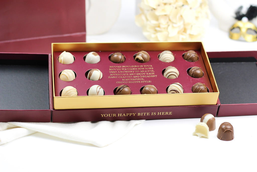 Classic Chocolate Truffles - 16 pc box - DAIRY