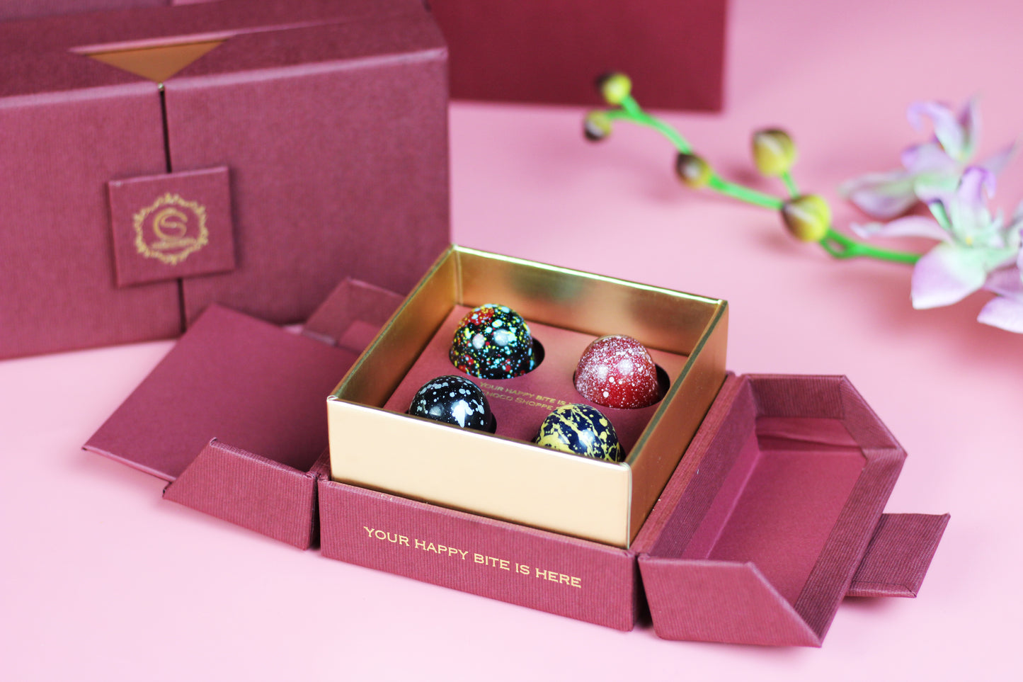 Bon Bon Truffles - 4 pc box - DAIRY