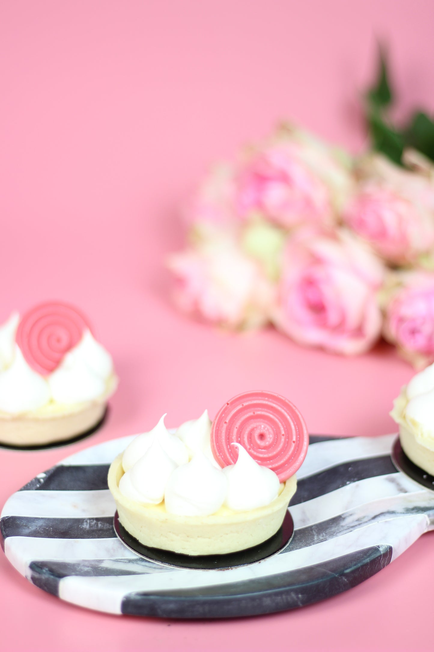 The Custard Swirl Tartlet - Pink