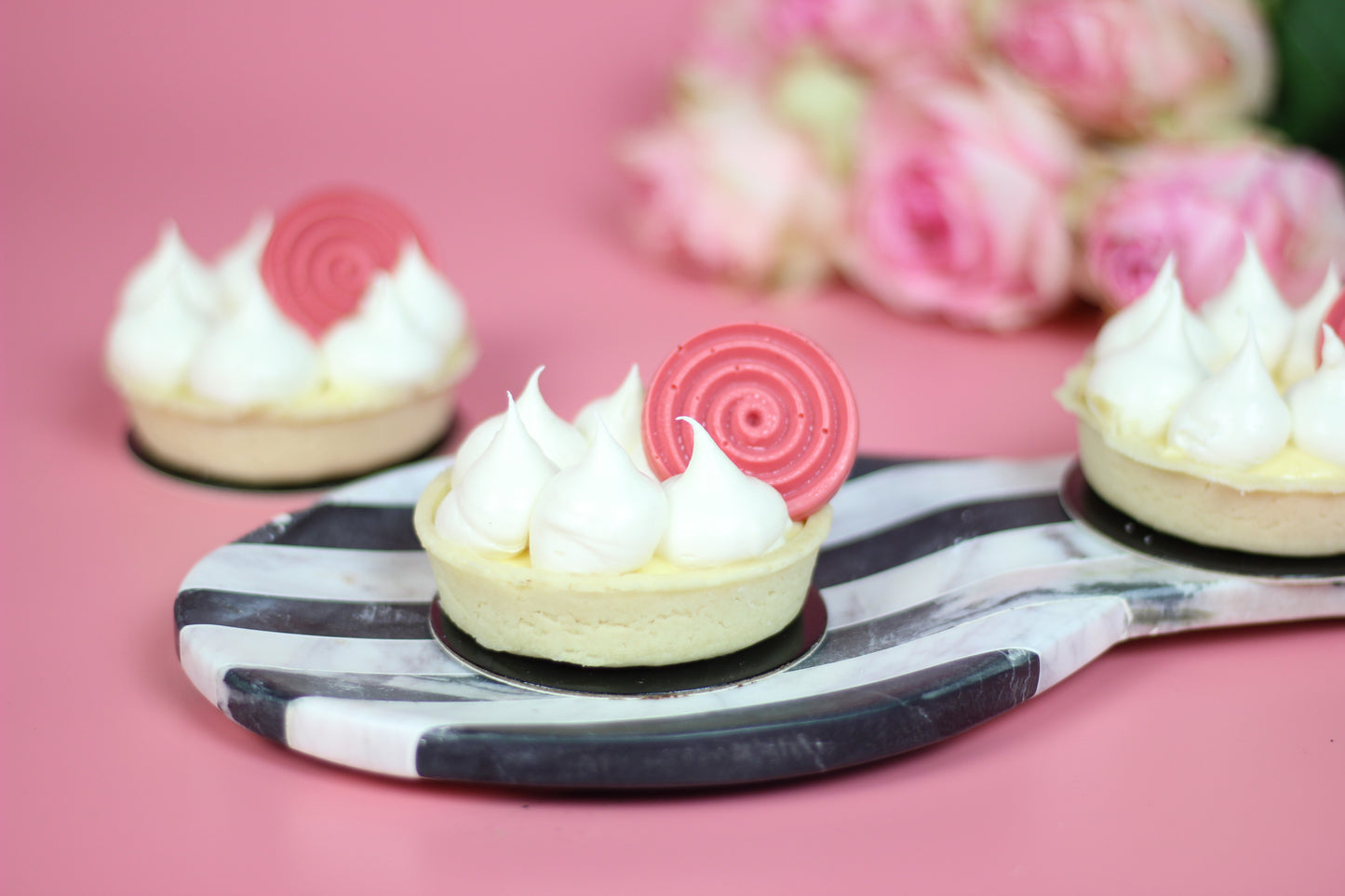 The Custard Swirl Tartlet - Pink