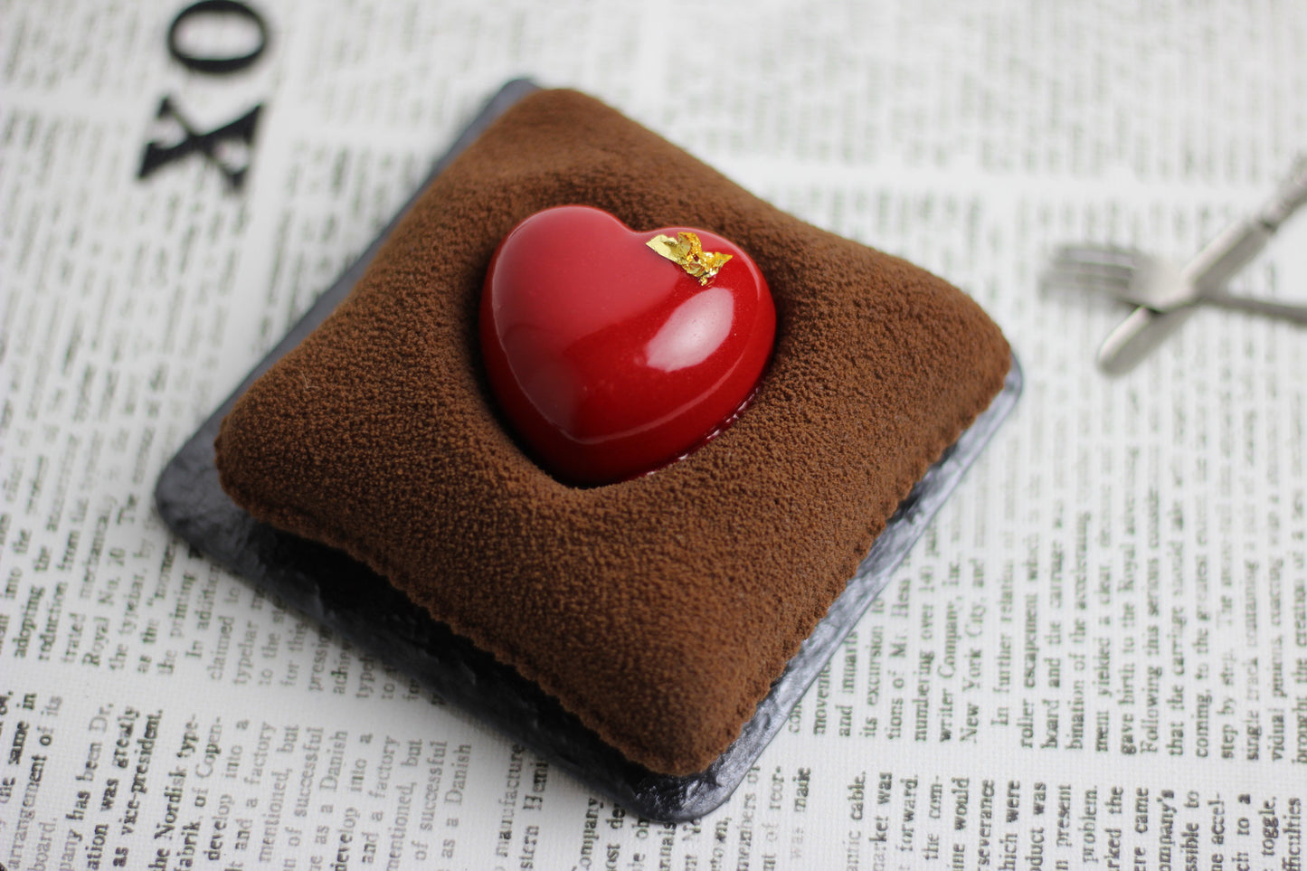 Two Heart Mousse Cushion